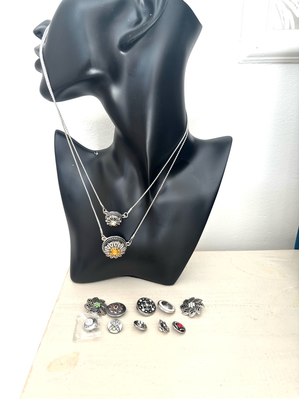 New necklace with interchangeable charms